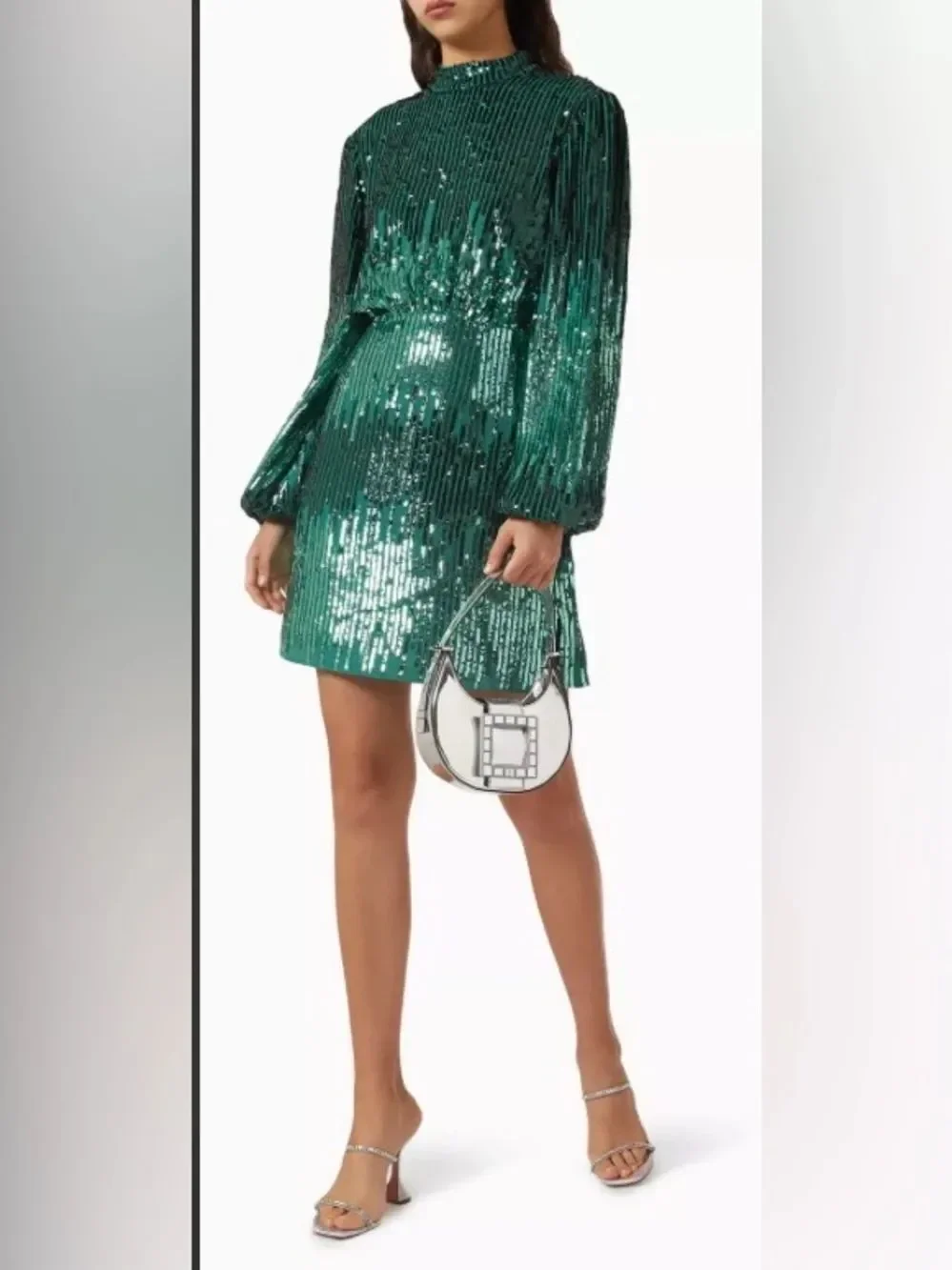 RIXO shimmering sequin